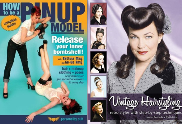 pinup hairstyles. 50s pin up hairstyles. vintage