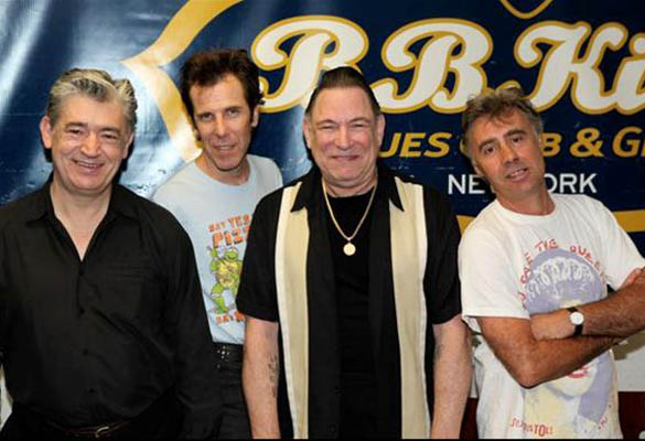 Chris Spedding, Slim Jim Phantom (Stray Cats), Robert Gordon and Glen Matlock (Sex Pistols)