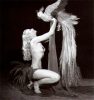 Lili St Cyr with Bird